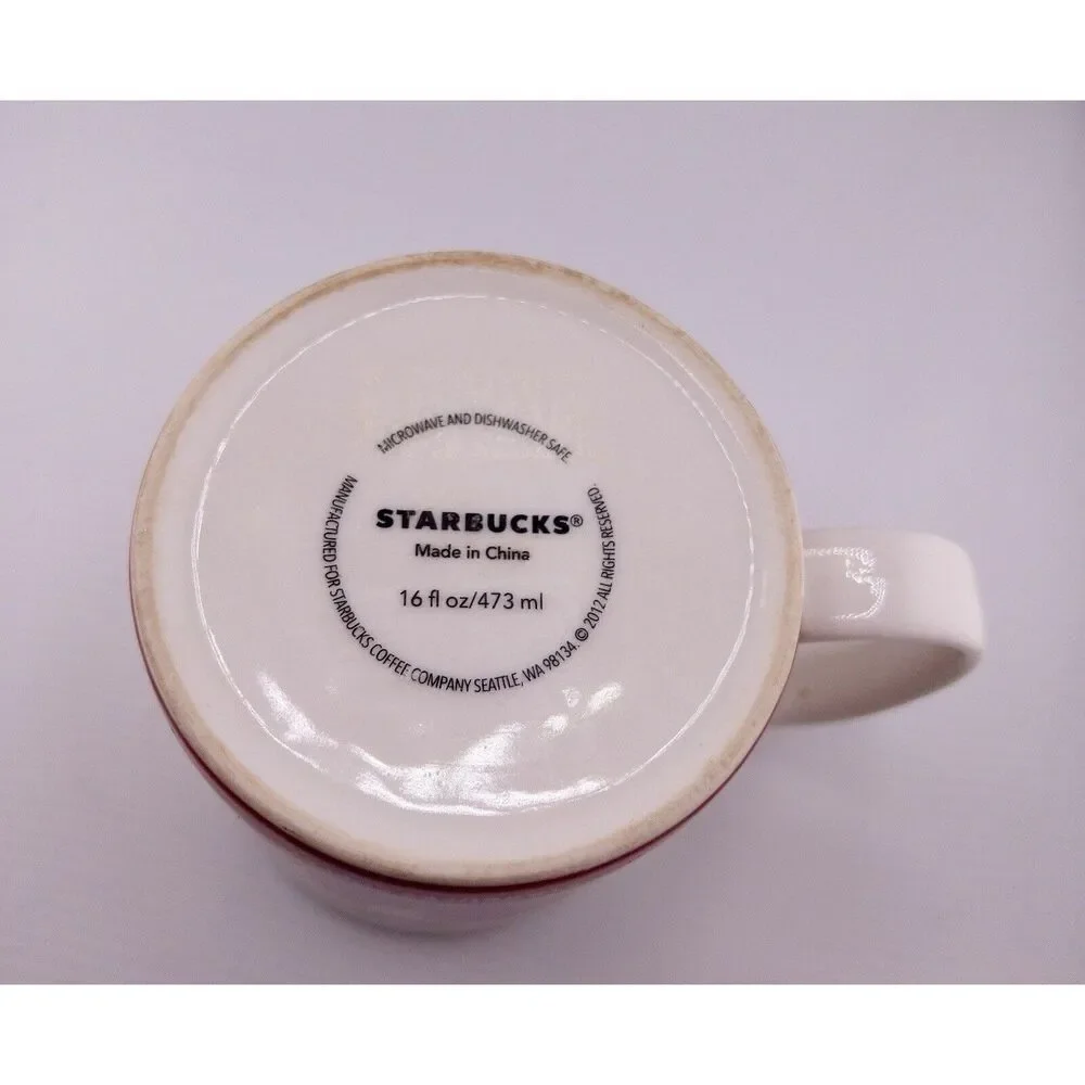 Starbucks 2012‎ Global Icon Collectors Series 16oz Mug China